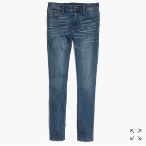 Madewell High Riser Skinny in Atlantic wash